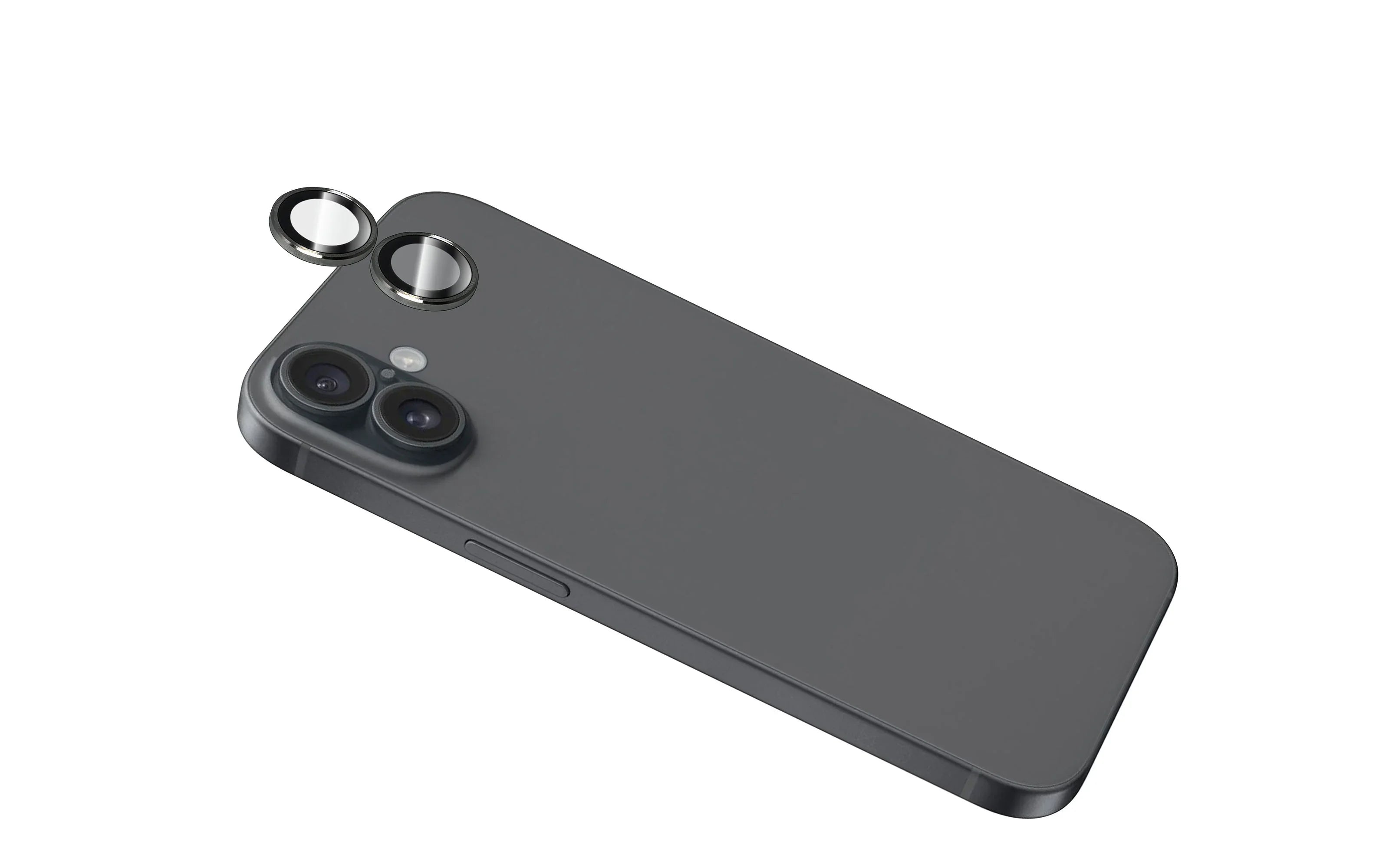iPhone 16 / 16 Plus Torrii Bodyglass Aluminium Camera Ring - Black - Tashqila iPhone 16 / 16 Plus Torrii Bodyglass Aluminium Camera Ring - Black - Tashqila